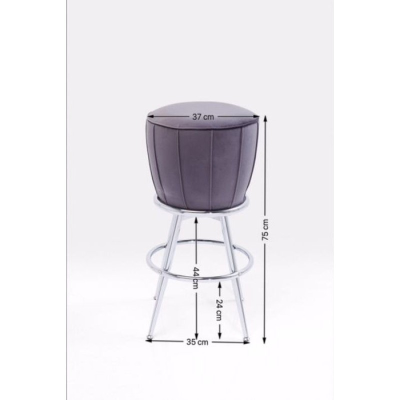 Bar Stool After Work Chrome